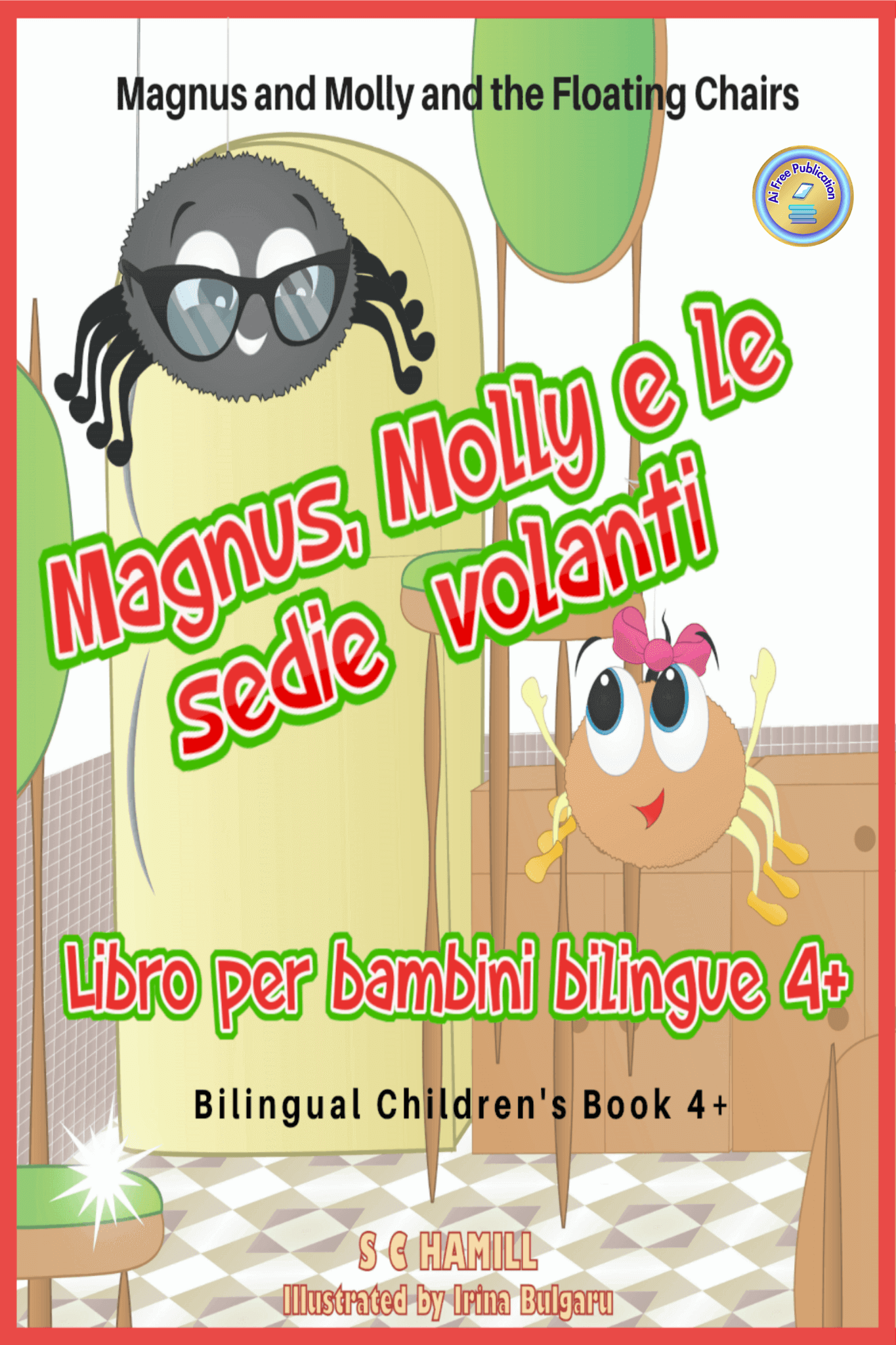 aifreepublication logo on the cover of Magnus and Molly and the Floating Chairs